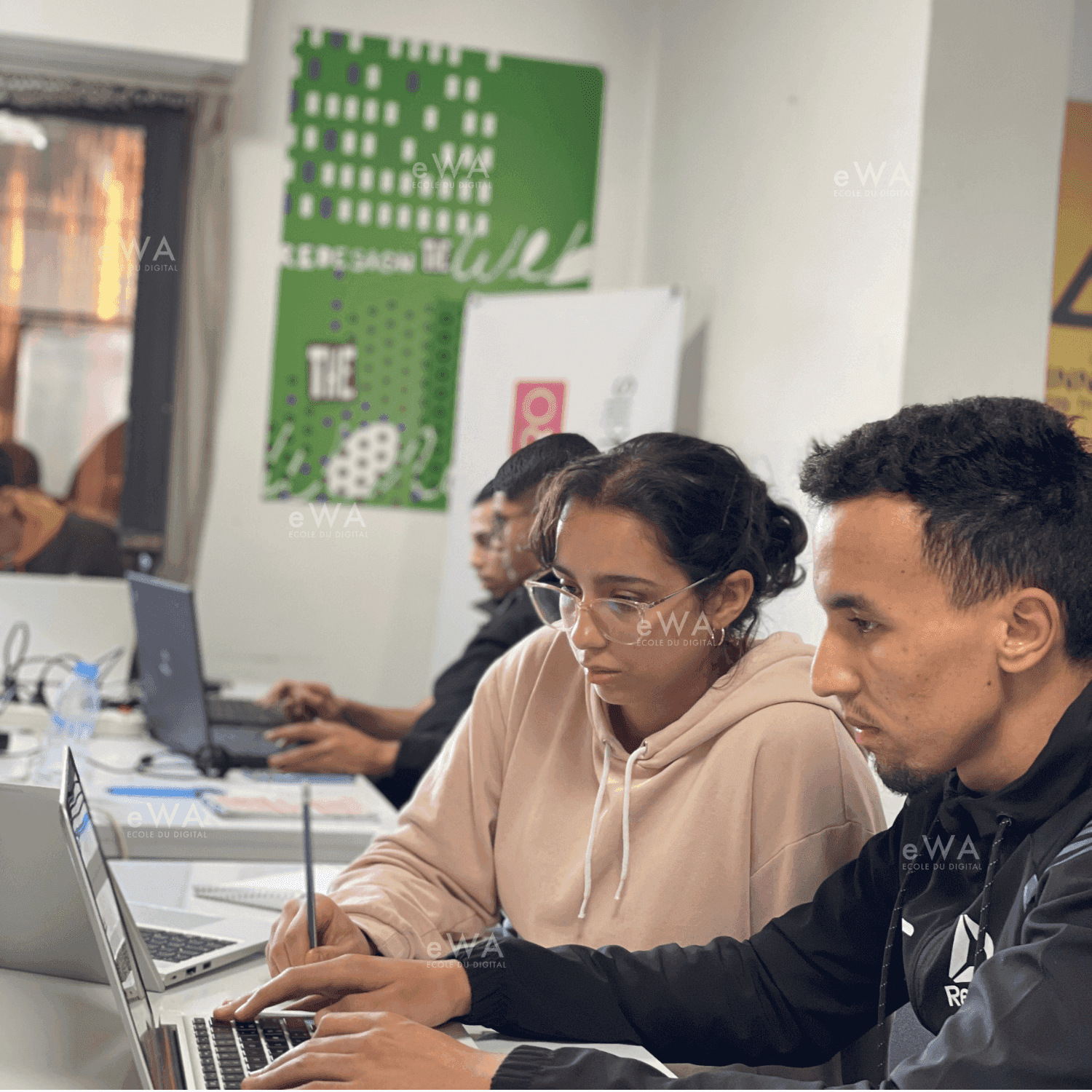 Apprentissage du code en groupe
