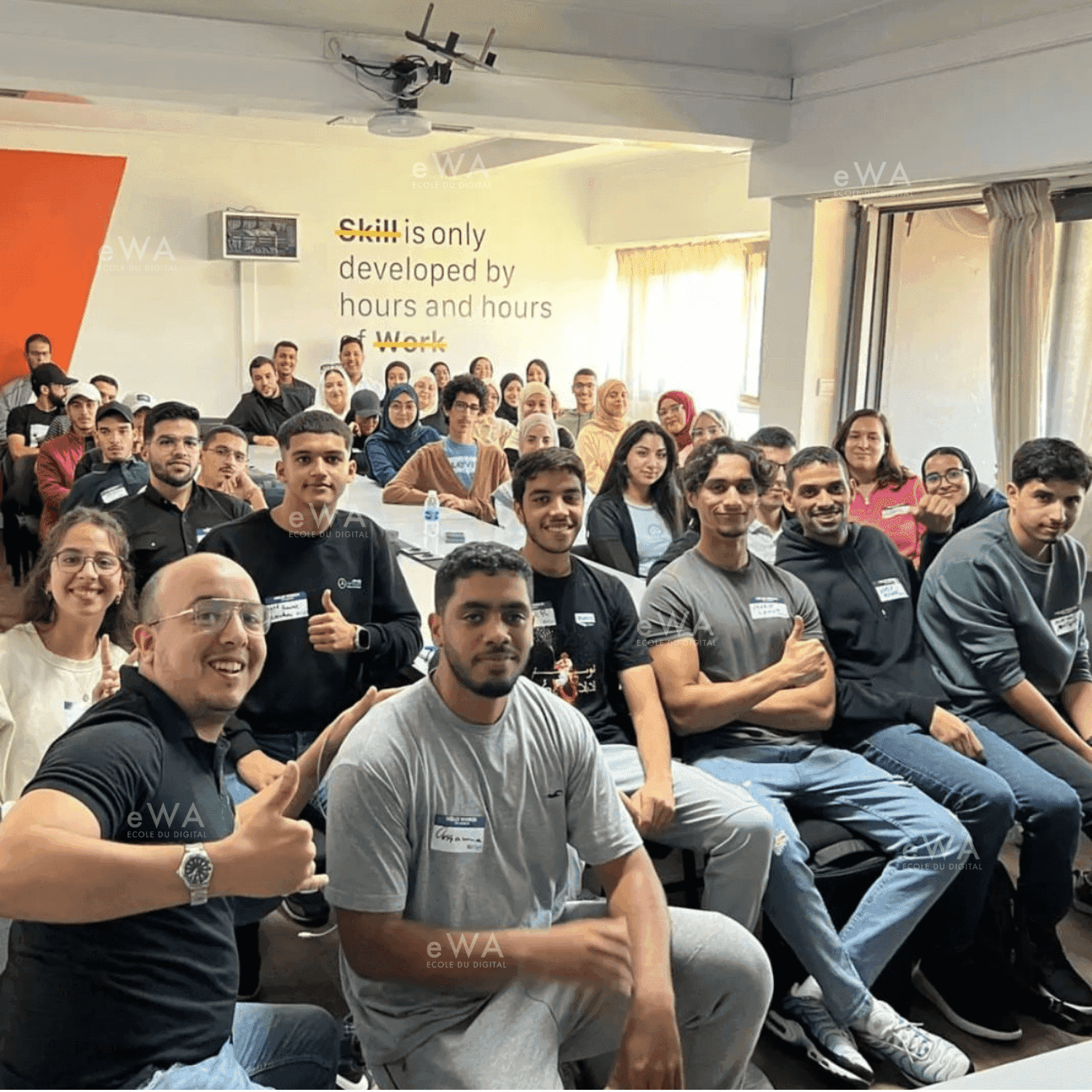 Cours de développement web en classe